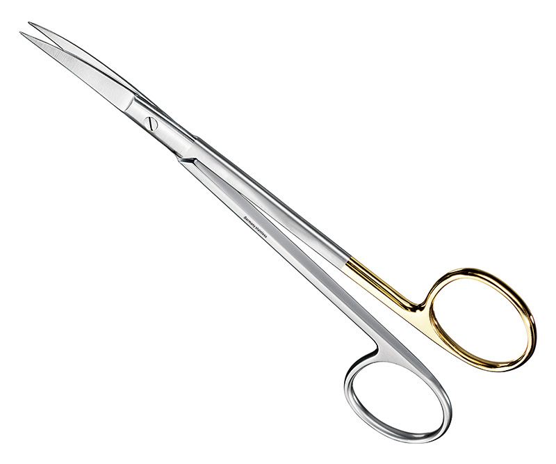 KELLY, suture-/gum scissors