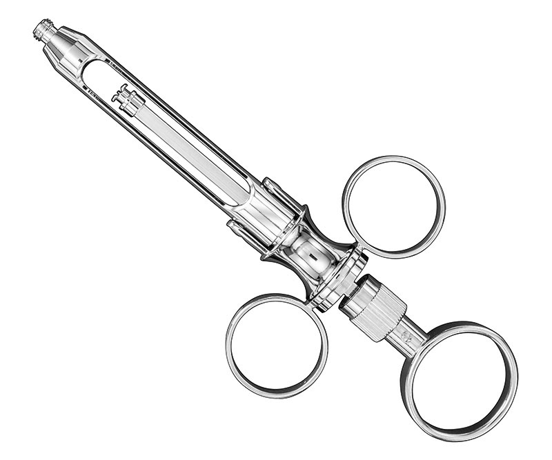 Cartridge syringe, 3-ring handle